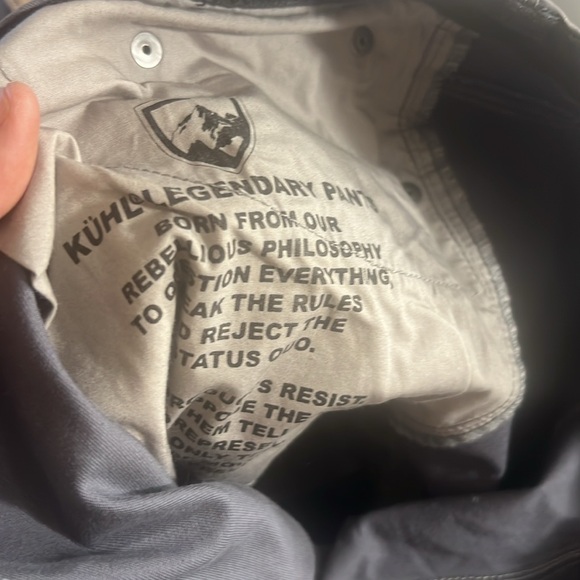 Kuhl Rydr 5016 Pants Men’s 36X32 Vintage Patina Pants Gray - Picture 12 of 12